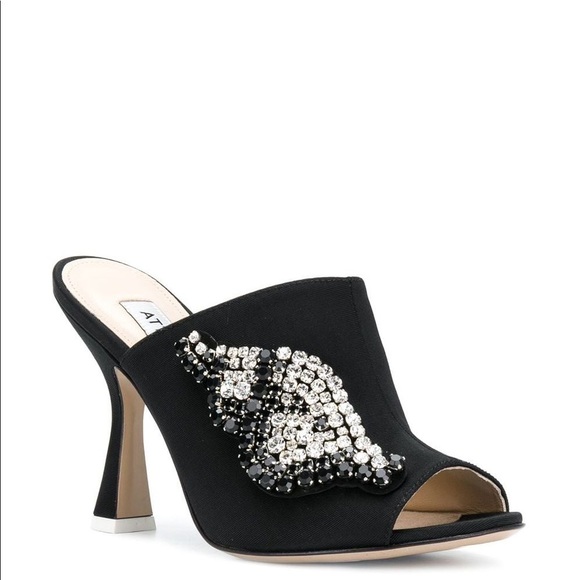 Attico Embellished Mules - Picture 1 of 4